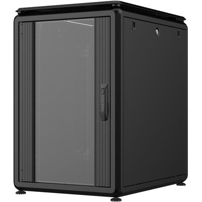 Rockstable 16HE 19 Zoll 600x800x872mm (BxTxH) Serverschrank Netzwerkschrank Glastür - Premium Line (16 HE, 19 Zoll Rack), Serverschrank, Schwarz Rockstable 16HE 19 Zoll 600x800x872mm (BxTxH) Serverschrank Netzwerkschrank Glastür - Premium Line (16 HE, 19 Zoll Rack), Serverschrank, Schwarz