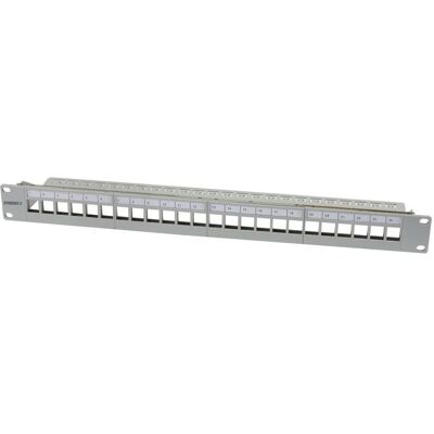 Synergy 21 Keystone,Modulträger, 19"Patchpanel für 24xTP-Modul, 1HE(t 94mm), Lichtgrau, V3, Server Zubehör, Grau Synergy 21 Keystone,Modulträger, 19"Patchpanel für 24xTP-Modul, 1HE(t 94mm), Lichtgrau, V3, Server Zubehör, Grau