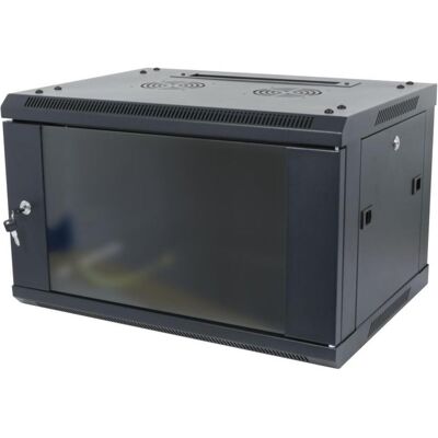 Allnet 19"Wandgehäuse, 9HE, 1-teilig, T450mm, Schwarz, zerlegt(Flat Pack), SMA-Serie (9 HE, 19 Zoll Rack), Serverschrank, Schwarz Allnet 19"Wandgehäuse, 9HE, 1-teilig, T450mm, Schwarz, zerlegt(Flat Pack), SMA-Serie (9 HE, 19 Zoll Rack), Serverschrank, Schwarz