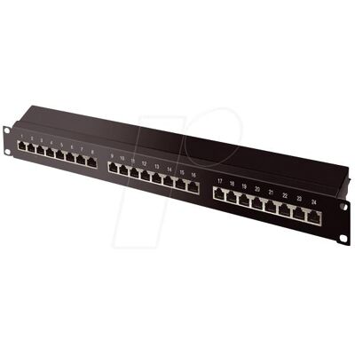 Shiverpeaks Modell 75069 - Patchpanel 24 Ports 19" Rack Cat.6a Shiverpeaks Modell 75069 - Patchpanel 24 Ports 19" Rack Cat.6a