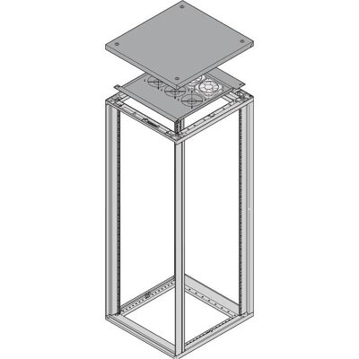Schroff Novastar Lüfterdach 600B 1000T 3Vent. 7021, Serverschrank Zubehör, Grau Schroff Novastar Lüfterdach 600B 1000T 3Vent. 7021, Serverschrank Zubehör, Grau