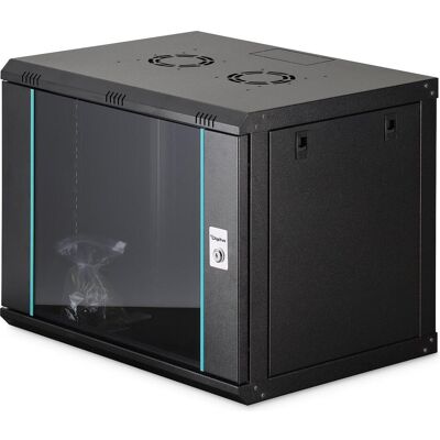 Digitus 9HE Wandgehäuse, Dynamic-N 600 x 450 mm, unmontiert, schwarz (9 HE, 19 Zoll Rack), Serverschrank, Schwarz Digitus 9HE Wandgehäuse, Dynamic-N 600 x 450 mm, unmontiert, schwarz (9 HE, 19 Zoll Rack), Serverschrank, Schwarz