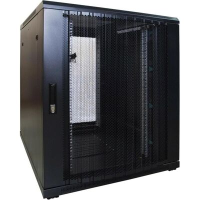 Dsit 18 HE 19” Serverschrank, mit perforierter Fronttür (BxTxH) 800 x 1000 x 1000 mm (18 HE, 19 Zoll Rack), Serverschrank, Schwarz Dsit 18 HE 19” Serverschrank, mit perforierter Fronttür (BxTxH) 800 x 1000 x 1000 mm (18 HE, 19 Zoll Rack), Serverschrank, Schwarz