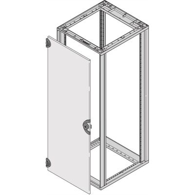 Schroff Stahltür - 19 Zoll, 180°, RAL 7035 Schroff Stahltür - 19 Zoll, 180°, RAL 7035
