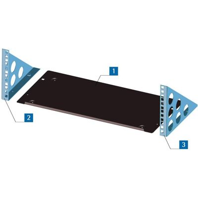 Apranet 19"-Tischrack 4 HE 190x502x250mm, Serverschrank Zubehör, Grau Apranet 19"-Tischrack 4 HE 190x502x250mm, Serverschrank Zubehör, Grau