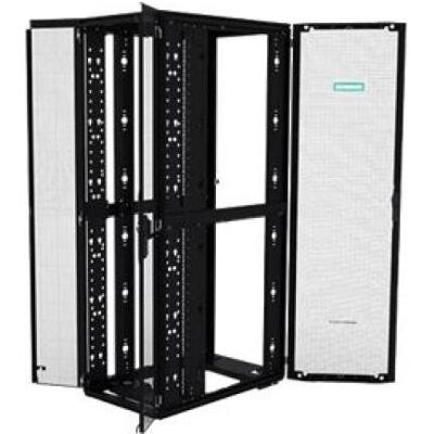HPE E Rack 42U G2 Kitted Advanced Pallet Rack with Side Panels and Baying (42 HE, 19 Zoll Rack), Serverschrank, Schwarz HPE E Rack 42U G2 Kitted Advanced Pallet Rack with Side Panels and Baying (42 HE, 19 Zoll Rack), Serverschrank, Schwarz