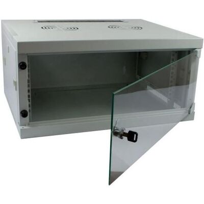 Allnet 19 Wandgehäuse 9HE B541 / T595mm 1-teilig *lichtgrau* SMQ-Serie (9 HE, 19 Zoll Rack), Serverschrank, Grau Allnet 19 Wandgehäuse 9HE B541 / T595mm 1-teilig *lichtgrau* SMQ-Serie (9 HE, 19 Zoll Rack), Serverschrank, Grau