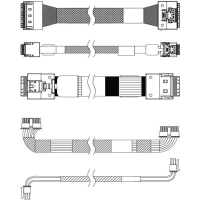 IBM ISG ThinkSystem Single CPU SR665/SR645 Internal RAID Adapter Cable Kit, Server Zubehör IBM ISG ThinkSystem Single CPU SR665/SR645 Internal RAID Adapter Cable Kit, Server Zubehör