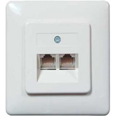 Helos Modular Anschlussdose UAE 8/8(8), 2-fach, Unterputz, reinweiss, Serverschrank Zubehör, Weiss Helos Modular Anschlussdose UAE 8/8(8), 2-fach, Unterputz, reinweiss, Serverschrank Zubehör, Weiss