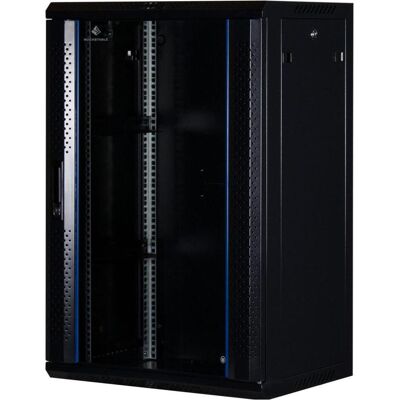 Rockstable 19" 18 HE 600x440x900mm (18 HE, 19 Zoll Rack), Serverschrank, Schwarz Rockstable 19" 18 HE 600x440x900mm (18 HE, 19 Zoll Rack), Serverschrank, Schwarz