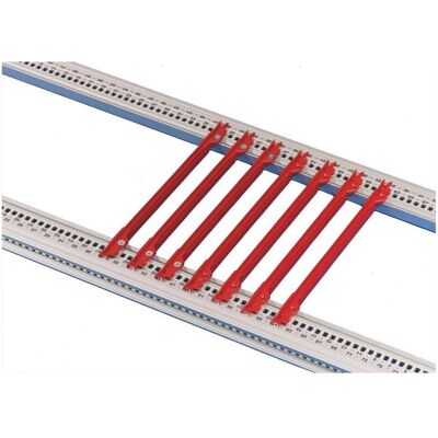 nVent SCHROFF 19-Zoll Netzwerkschrank Führungsrail - Server Rack Rail Rot nVent SCHROFF 19-Zoll Netzwerkschrank Führungsrail - Server Rack Rail Rot