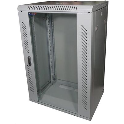 LEXI-Net 19" nástěnný rozvaděč 22U 600x600, nosnost 60 kg, skleněné dveře, svařovaný, šedý (22 HE, 19 Zoll Rack), Serverschrank, Grau LEXI-Net 19" nástěnný rozvaděč 22U 600x600, nosnost 60 kg, skleněné dveře, svařovaný, šedý (22 HE, 19 Zoll Rack), Serverschrank, Grau