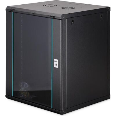 Digitus 16HE Wandgehäuse, Dynamic-N 600 x 600 mm, unmontiert, schwarz (16 HE, 19 Zoll Rack), Serverschrank, Schwarz Digitus 16HE Wandgehäuse, Dynamic-N 600 x 600 mm, unmontiert, schwarz (16 HE, 19 Zoll Rack), Serverschrank, Schwarz