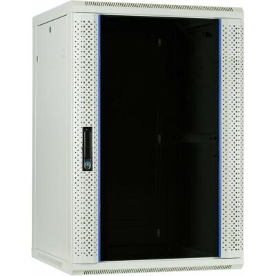 Dsit 18 HE weisser Serverschrank, Wandgehäuse mit Glastür (BxTxH) 600 x 600 x 900mm (18 HE, 19 Zoll Rack), Serverschrank, Grau, Weiss Dsit 18 HE weisser Serverschrank, Wandgehäuse mit Glastür (BxTxH) 600 x 600 x 900mm (18 HE, 19 Zoll Rack), Serverschrank, Grau, Weiss