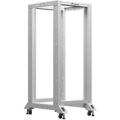 Lanberg OFFENES RACK 19 27HE 600X800 GRAU (27 HE, 19 Zoll Rack), Serverschrank, Grau Lanberg OFFENES RACK 19 27HE 600X800 GRAU (27 HE, 19 Zoll Rack), Serverschrank, Grau