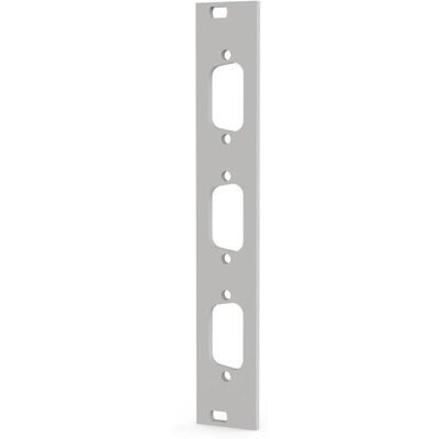 Schroff Frontplatte SUB-D Ausbruch - TEILFRONTPL.3HE 4TE 3X9 DC, Serverschrank Zubehör, Grau Schroff Frontplatte SUB-D Ausbruch - TEILFRONTPL.3HE 4TE 3X9 DC, Serverschrank Zubehör, Grau