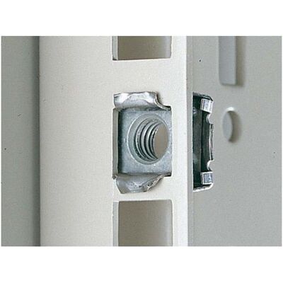 Rittal M6 Vorspannmutter für Rack (Packung mit 50), Serverschrank Zubehör, Silber Rittal M6 Vorspannmutter für Rack (Packung mit 50), Serverschrank Zubehör, Silber