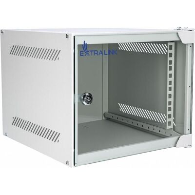 Extralink LITE 4U 10" 280X310 WANDMONTIERTER RACKMOUNT-SCHRANK GRAU (4 HE, 10 Zoll Rack), Serverschrank, Grau Extralink LITE 4U 10" 280X310 WANDMONTIERTER RACKMOUNT-SCHRANK GRAU (4 HE, 10 Zoll Rack), Serverschrank, Grau