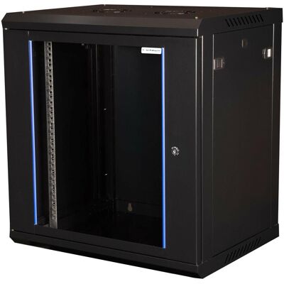 Wirewin Wandschrank 600X450X9U Pro 3rd Gen 19" / 9HE (9 HE, 19 Zoll Rack), Serverschrank, Schwarz Wirewin Wandschrank 600X450X9U Pro 3rd Gen 19" / 9HE (9 HE, 19 Zoll Rack), Serverschrank, Schwarz