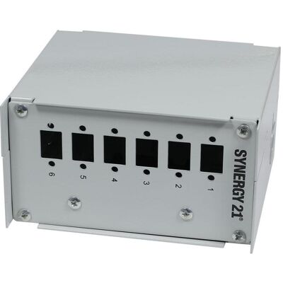 Synergy 21 LWL-Patchpanel für Hutschiene(DIN), 6xLC-Duplex/SC-Simplex-Buchsen, ohne Kupplungen, Lichtgrau, Syn, Server Zubehör, Grau Synergy 21 LWL-Patchpanel für Hutschiene(DIN), 6xLC-Duplex/SC-Simplex-Buchsen, ohne Kupplungen, Lichtgrau, Syn, Server Zubehör, Grau