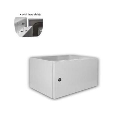 Datacom 19"venkovnà rozvadÄ›Ä 4U/600x400 IP65 Å¡edý (4 HE, 19 Zoll Rack), Serverschrank, Grau Datacom 19"venkovnà rozvadÄ›Ä 4U/600x400 IP65 Å¡edý (4 HE, 19 Zoll Rack), Serverschrank, Grau