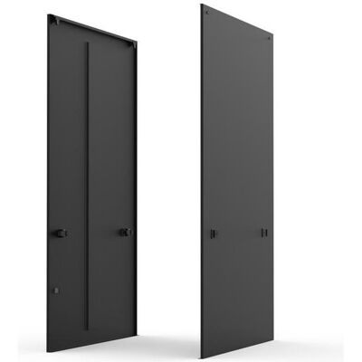Schroff SEITENWAND 1200H 800T VERR. RAL7021 2X (24 HE, 19 Zoll Rack), Serverschrank, Grau Schroff SEITENWAND 1200H 800T VERR. RAL7021 2X (24 HE, 19 Zoll Rack), Serverschrank, Grau