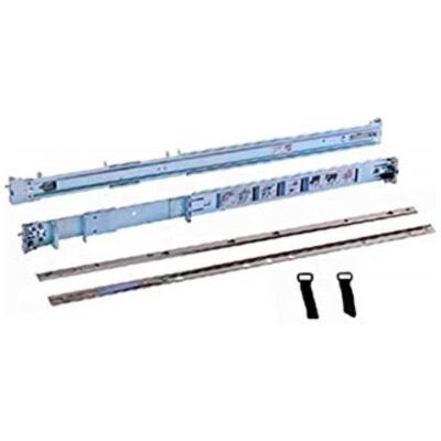 Dell 2/4-Post Static Rack Rails for 1U and 2U systems, Server Zubehör, Silber Dell 2/4-Post Static Rack Rails for 1U and 2U systems, Server Zubehör, Silber