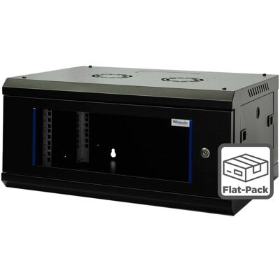 Wirewin 19/ Wandschrank, einteilig, Pro 3nd Generation, Flat-Pack, 600x450mm, schwarz (4 HE, 19 Zoll Rack), Serverschrank, Schwarz, Grau Wirewin 19/ Wandschrank, einteilig, Pro 3nd Generation, Flat-Pack, 600x450mm, schwarz (4 HE, 19 Zoll Rack), Serverschrank, Schwarz, Grau