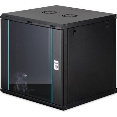 Digitus 12HE Wandgehäuse, Dynamic-N 600 x 600 mm, unmontiert, schwarz (12 HE, 19 Zoll Rack), Serverschrank, Schwarz Digitus 12HE Wandgehäuse, Dynamic-N 600 x 600 mm, unmontiert, schwarz (12 HE, 19 Zoll Rack), Serverschrank, Schwarz