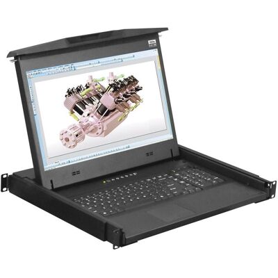 Schroff Monitor/Tastat.Einschub 1he En Short, Serverschrank Zubehör, Schwarz Schroff Monitor/Tastat.Einschub 1he En Short, Serverschrank Zubehör, Schwarz