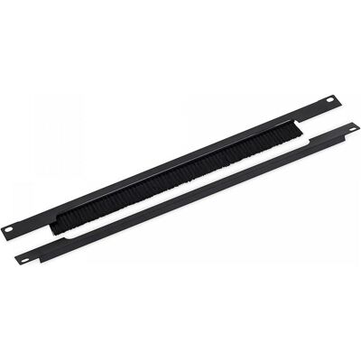 Triton 19"zbh. Kabeldurchführungsplatte mit Bürste 1HE Horizontal geteilt Schwarz, Serverschrank Zubehör, Schwarz Triton 19"zbh. Kabeldurchführungsplatte mit Bürste 1HE Horizontal geteilt Schwarz, Serverschrank Zubehör, Schwarz
