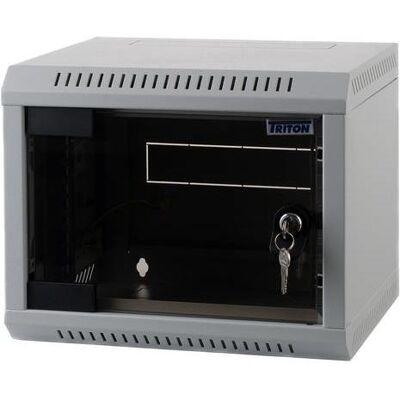 Triton 10" Wandschrank, 4HE, 1 teilig, grau (4 HE, 10 Zoll Rack), Serverschrank, Grau Triton 10" Wandschrank, 4HE, 1 teilig, grau (4 HE, 10 Zoll Rack), Serverschrank, Grau