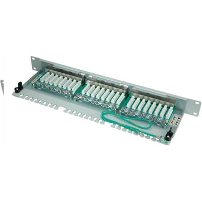 Telegärtner 24-Port Cat5e Patchpanel - 1U 19" Lichtgrau Telegärtner 24-Port Cat5e Patchpanel - 1U 19" Lichtgrau