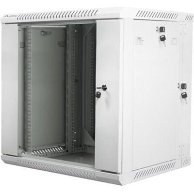 Lanberg WF02-6612-10S Rack 12U Wandmontiertes Regal (12 HE, 19 Zoll Rack), Serverschrank, Weiss, Grau Lanberg WF02-6612-10S Rack 12U Wandmontiertes Regal (12 HE, 19 Zoll Rack), Serverschrank, Weiss, Grau