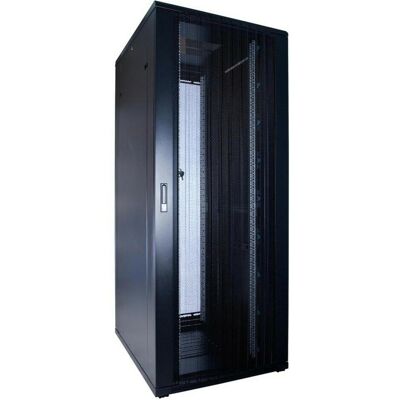 Dsit 42 HE 19” Serverschrank, mit perforierter Fronttür (BxTxH) 800 x 1000 x 2000mm (42 HE, 19 Zoll Rack), Serverschrank, Schwarz Dsit 42 HE 19” Serverschrank, mit perforierter Fronttür (BxTxH) 800 x 1000 x 2000mm (42 HE, 19 Zoll Rack), Serverschrank, Schwarz