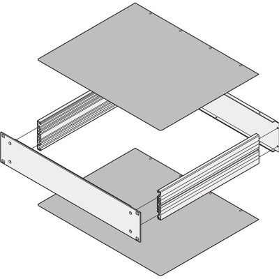 Schroff Abdeckbleche - ABDECKBLECH 400T GESCHLOSSEN, Serverschrank Zubehör Schroff Abdeckbleche - ABDECKBLECH 400T GESCHLOSSEN, Serverschrank Zubehör