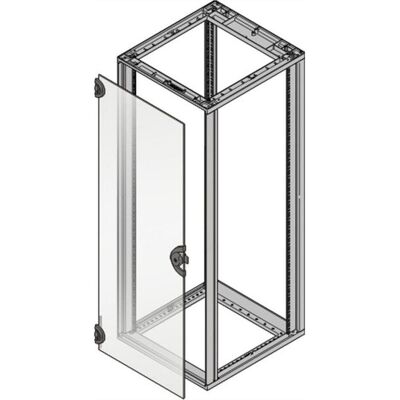 Schroff Rauchglastür - VOLLGLASTUER ESG 20HE 553B, Serverschrank Zubehör, Grau Schroff Rauchglastür - VOLLGLASTUER ESG 20HE 553B, Serverschrank Zubehör, Grau