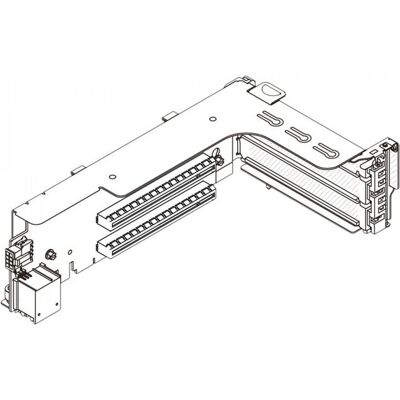 IBM ThinkSystem V3 2U E/x16/x16 PCIe G4 Rise, Server Zubehör IBM ThinkSystem V3 2U E/x16/x16 PCIe G4 Rise, Server Zubehör