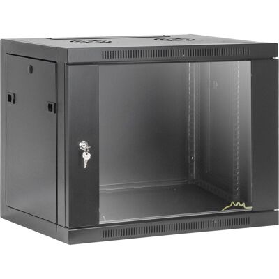 Intellinet 19" Netzwerk-Wandverteiler, werkzeuglose Montage, 9 HE, 450 mm Tiefe, schwarz (9 HE, 19 Zoll Rack), Serverschrank, Schwarz Intellinet 19" Netzwerk-Wandverteiler, werkzeuglose Montage, 9 HE, 450 mm Tiefe, schwarz (9 HE, 19 Zoll Rack), Serverschrank, Schwarz