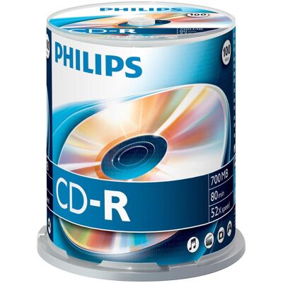 Philips CR7D5NB00/00 (100x), Optischer Datenträger Philips CR7D5NB00/00 (100x), Optischer Datenträger