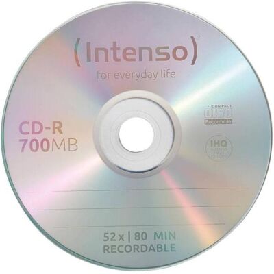Intenso CD-R Cakebox (50x), Optischer Datenträger Intenso CD-R Cakebox (50x), Optischer Datenträger