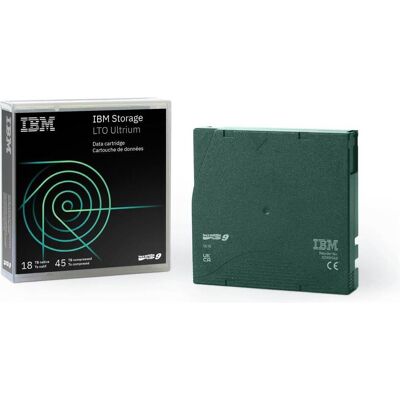 IBM LTO-9-Tape 02XW568 18 TB 1 Stück (LTO-9 Ultrium, 18000 GB), Cartridge IBM LTO-9-Tape 02XW568 18 TB 1 Stück (LTO-9 Ultrium, 18000 GB), Cartridge