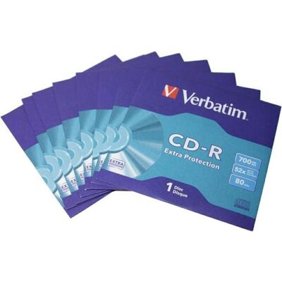 Verbatim CD-R Extra Protection 700MB 52X 43843 (1x), Optischer Datenträger Verbatim CD-R Extra Protection 700MB 52X 43843 (1x), Optischer Datenträger