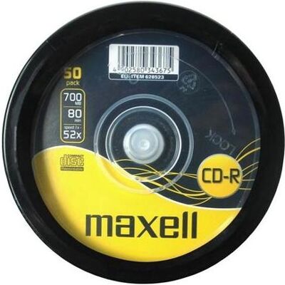 Maxell CD-R 80min 700MB Spindel 50pk 50 Stück(e) (50x), Optischer Datenträger Maxell CD-R 80min 700MB Spindel 50pk 50 Stück(e) (50x), Optischer Datenträger