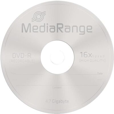 MediaRange MR452 - DVD-R 16x, Cake10 (10x), Optischer Datenträger MediaRange MR452 - DVD-R 16x, Cake10 (10x), Optischer Datenträger