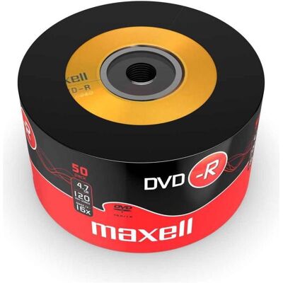 Maxell DVD-R 4 7GB 50 szt w opakowaniu SHRINK. Prędkość zapisu 16X 120 min. Przeznaczenie nagrywa (50x), Optischer Datenträger Maxell DVD-R 4 7GB 50 szt w opakowaniu SHRINK. Prędkość zapisu 16X 120 min. Przeznaczenie nagrywa (50x), Optischer Datenträger