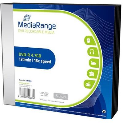 MediaRange DVD-R (5x), Optischer Datenträger MediaRange DVD-R (5x), Optischer Datenträger