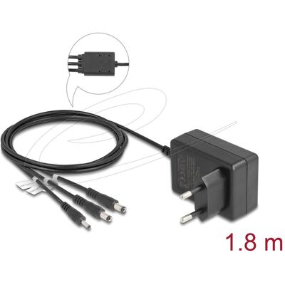 Delock Externes Netzteil DC 3,5x 1,35mm/ 5,5x 2,1mm/ 5,5x 2,5mm 5V 2A 10W, Universalladegerät Delock Externes Netzteil DC 3,5x 1,35mm/ 5,5x 2,1mm/ 5,5x 2,5mm 5V 2A 10W, Universalladegerät