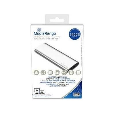MediaRange MR1101 240GB USB 3.2 Silver (240 GB, M.2), SSD MediaRange MR1101 240GB USB 3.2 Silver (240 GB, M.2), SSD