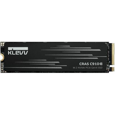 Klevv 4TB CRAS C910G M.2-2280 PCIe Gen4 x4 NVMe SSD (4000 GB, M.2, M.2 2280), SSD Klevv 4TB CRAS C910G M.2-2280 PCIe Gen4 x4 NVMe SSD (4000 GB, M.2, M.2 2280), SSD